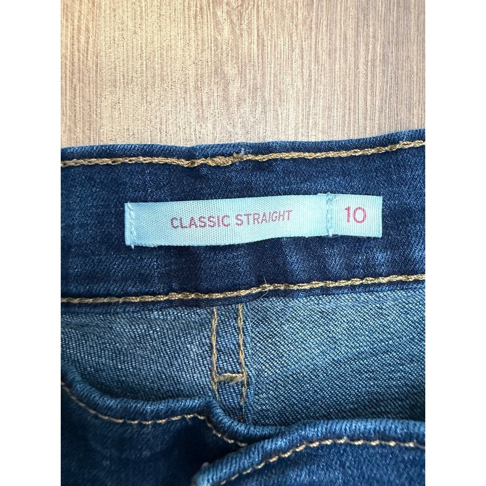 Levi's 505 Classic Straight Mid‎ Rise Jeans Blue Women's Sz 10 W30 L28 - Picture 5 of 11